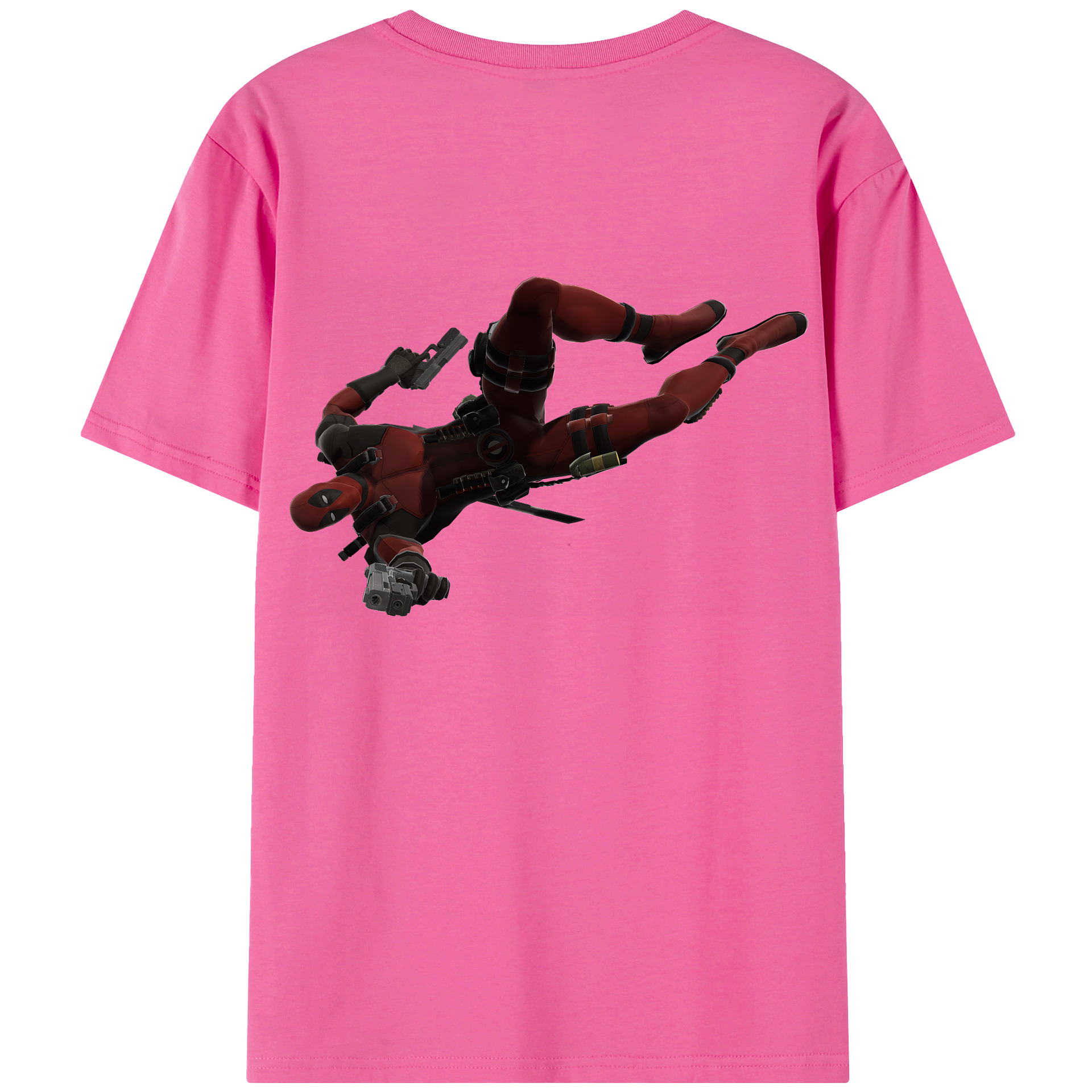 （画像用） Deadpool デッドプール レディース半袖Tシャツ(バックプリント)